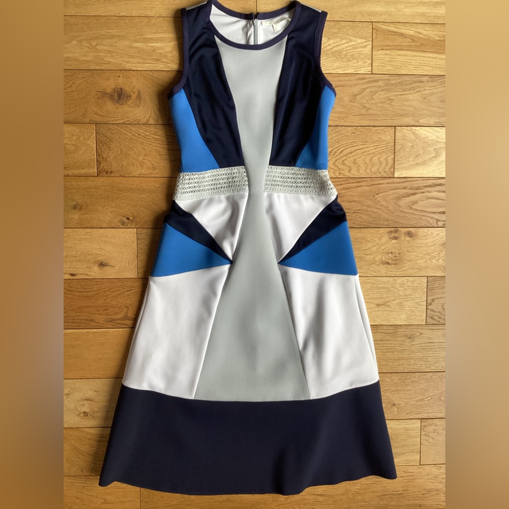 Jonathan Simkhai Blue and White Maxi Dress